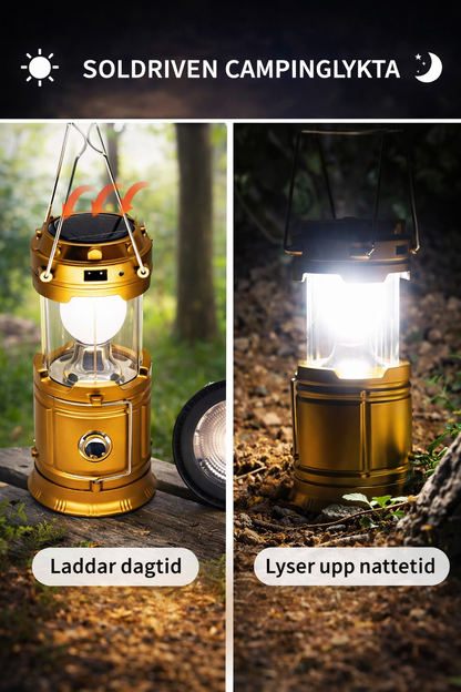 Solcell Fältlykta